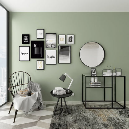 Lumina Metal Dresuar Siyah Statik Ayak