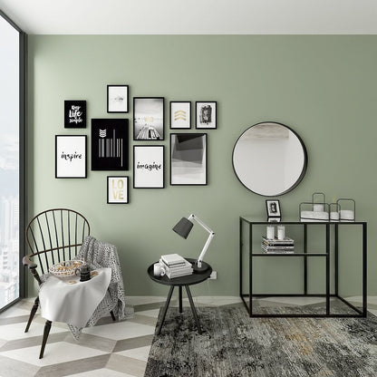 Lumina Metal Dresuar Siyah Statik Ayak