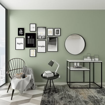 Lumina Metal Dresuar Siyah Statik Ayak