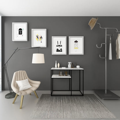 Lumina Metal Dresuar Siyah Statik Ayak