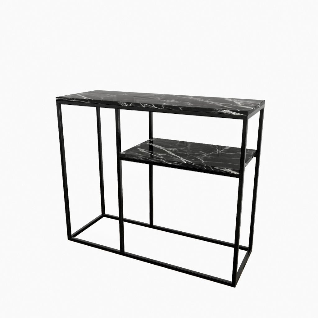 Lumina Metal Dresuar Siyah Statik Ayak