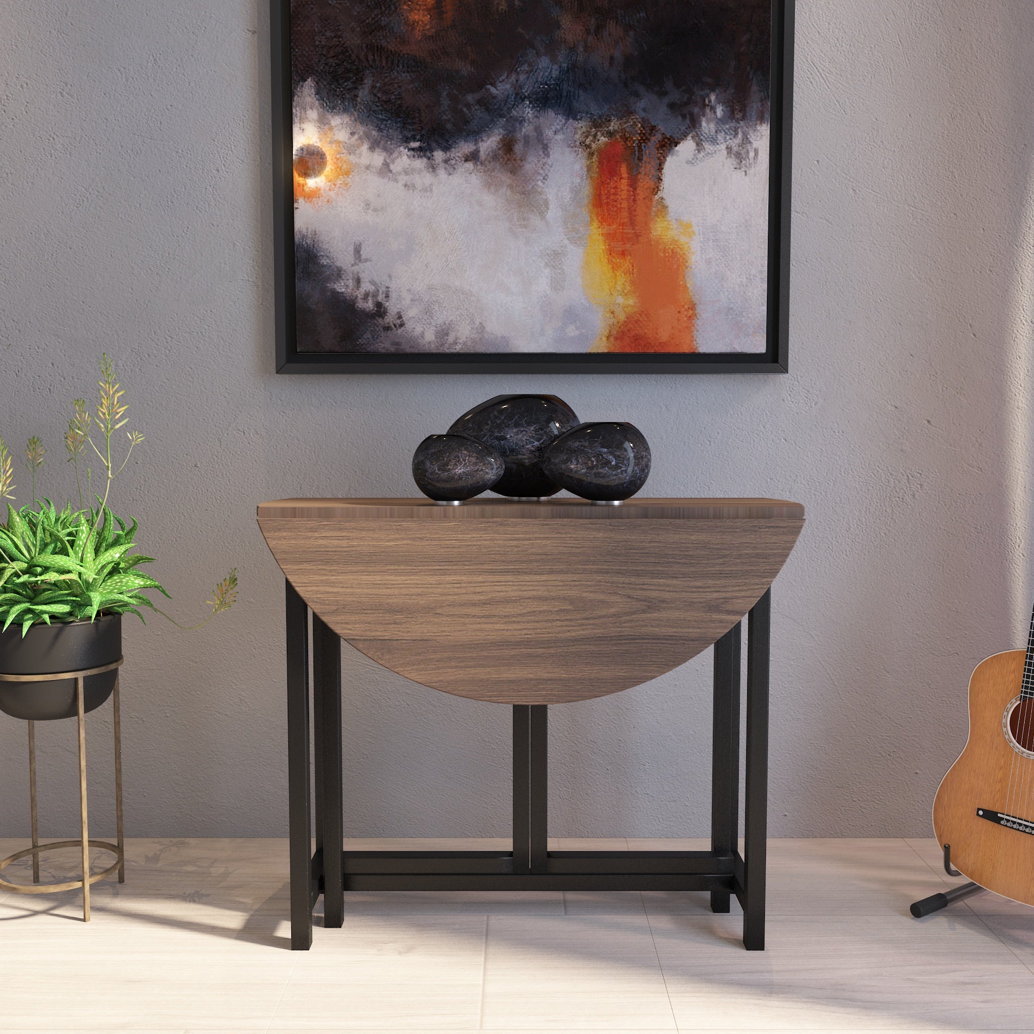 Yuvarlak Katlanır Masa