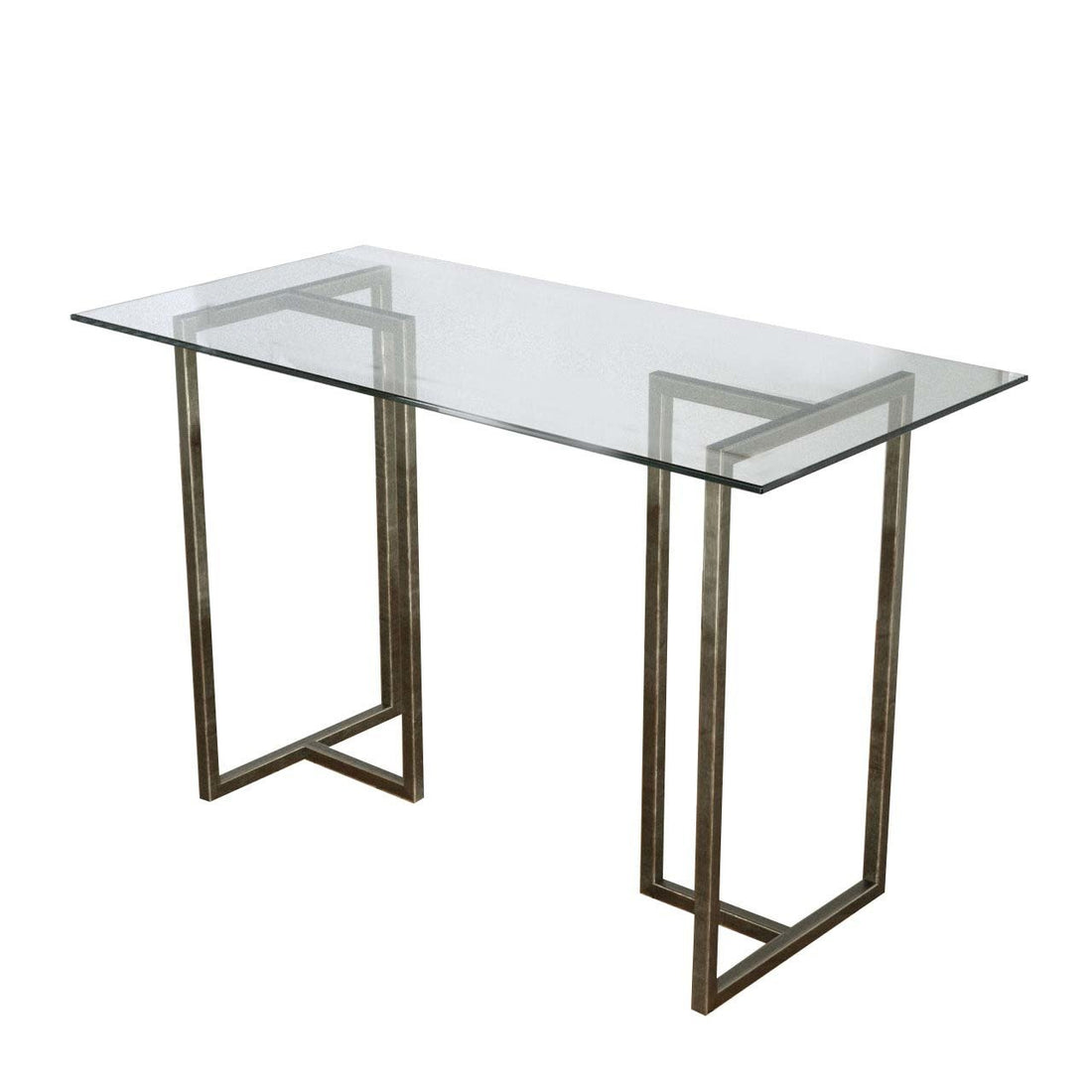 Potrica Yemek Masası - Eskitme Pirinç Ayak