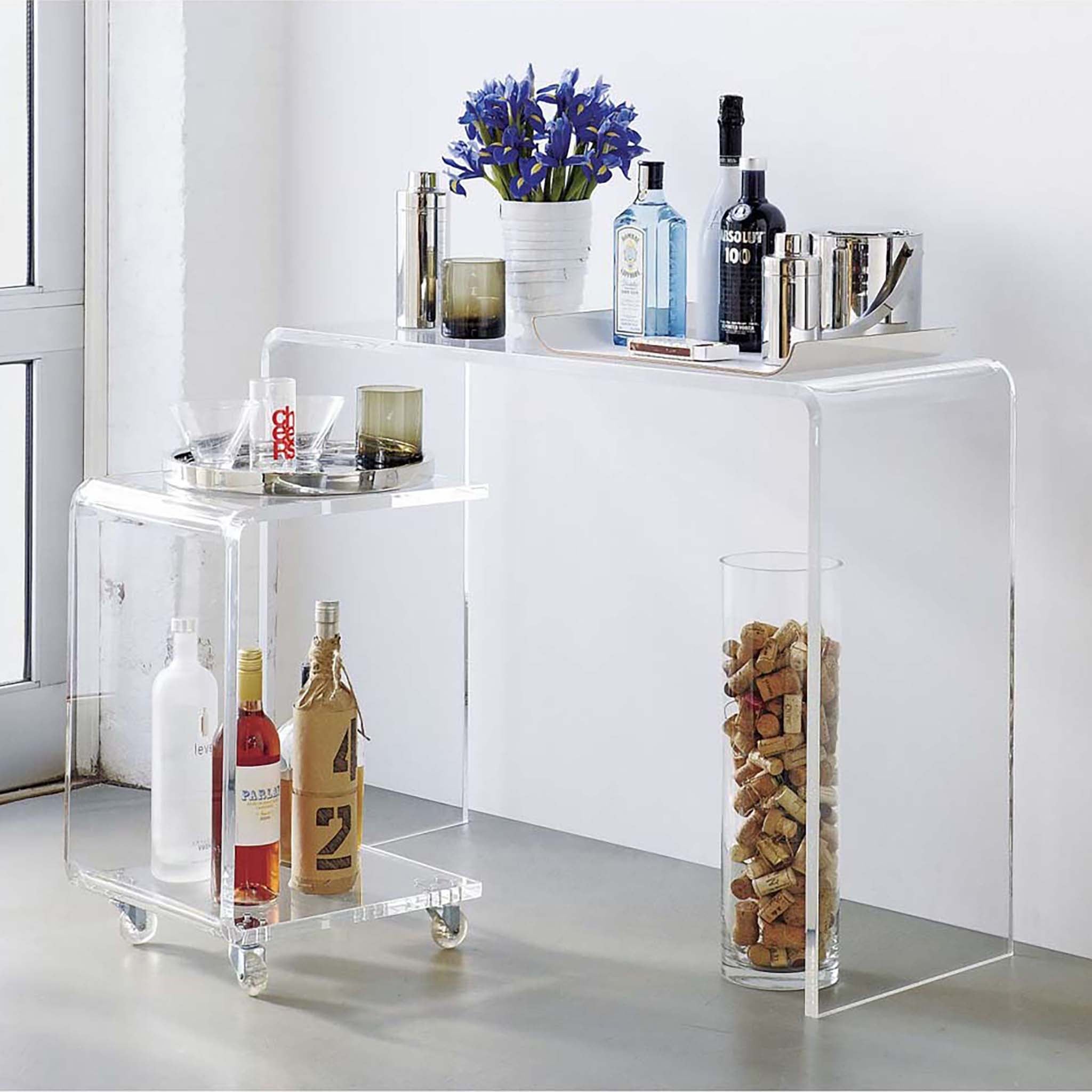 Şeffaf Akrilik Dresuar (15 mm Kalınlık)