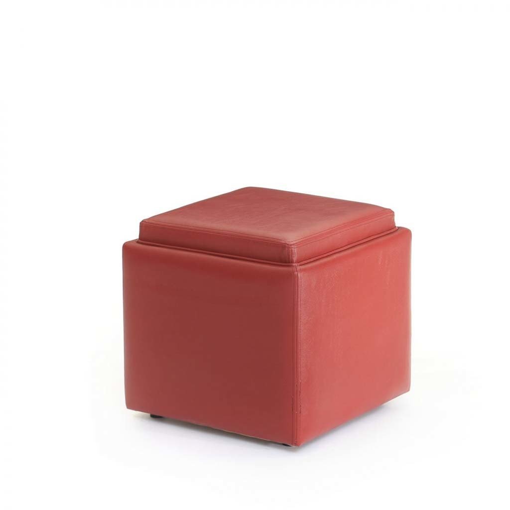 Sehpalı Puf Kırmızı