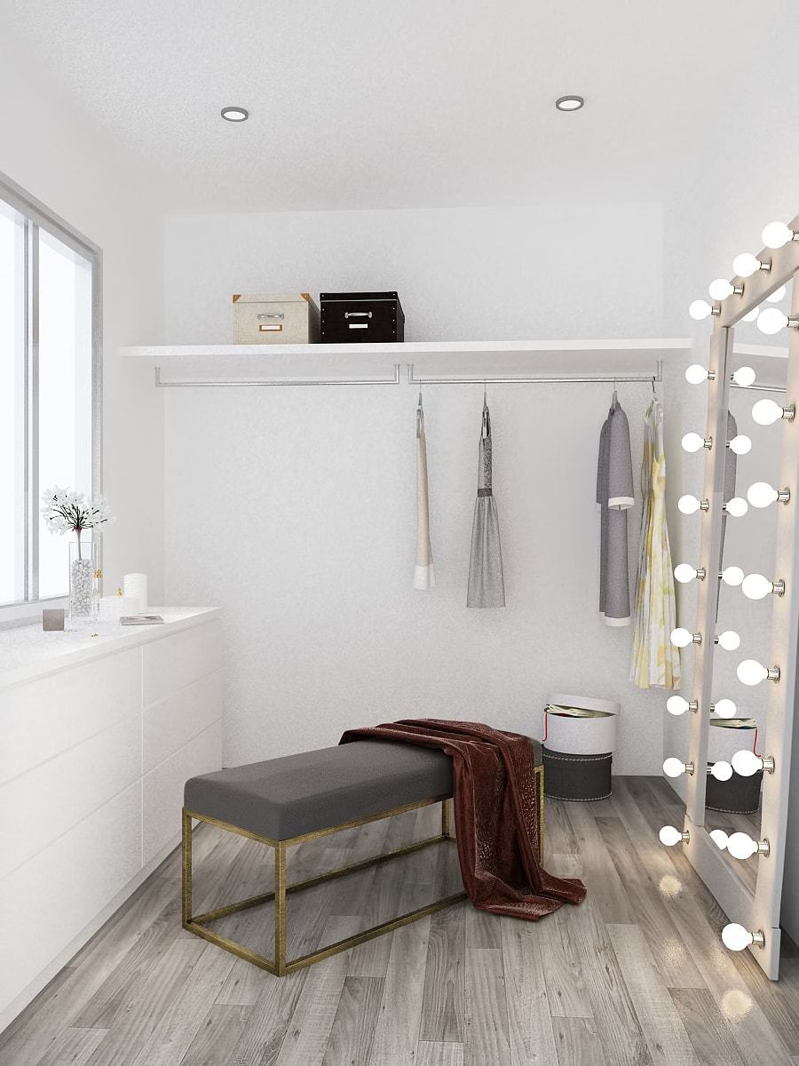 Stil Bench Eskitme Pirinç Ayak