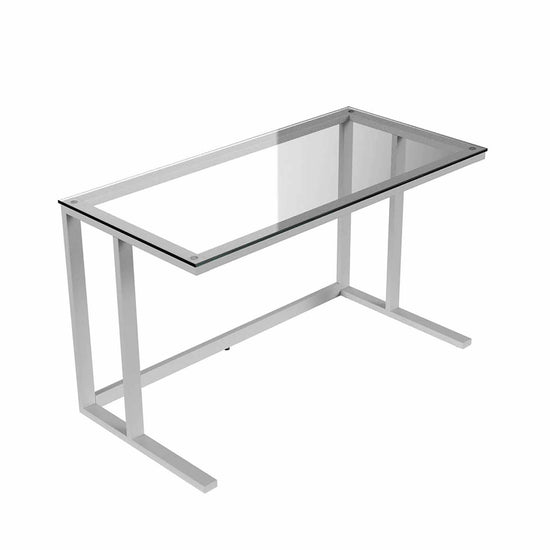 Tekli Desk Çalışma Masası Beyaz Ayak