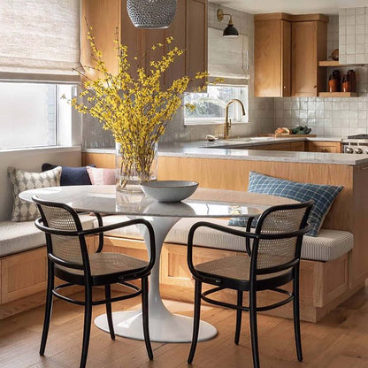 Tulip Siyah Geniş Masa