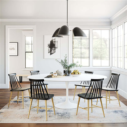 Tulip Beyaz Geniş Masa