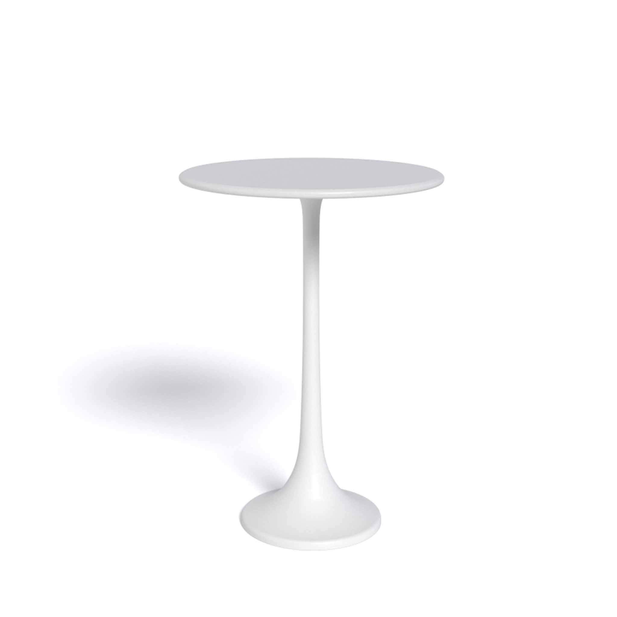 Tulip Beyaz Yan Sehpa