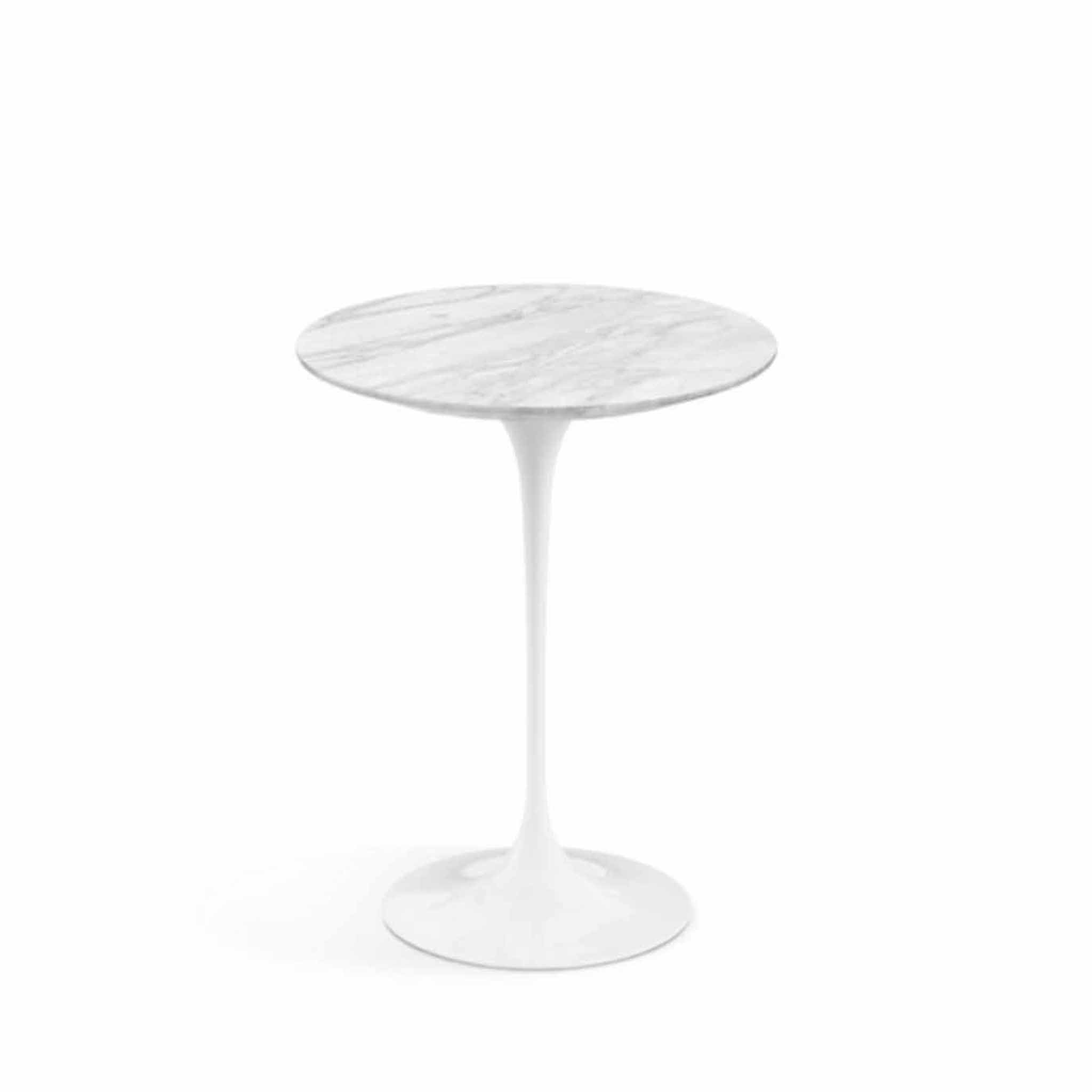 Tulip Beyaz Yan Sehpa