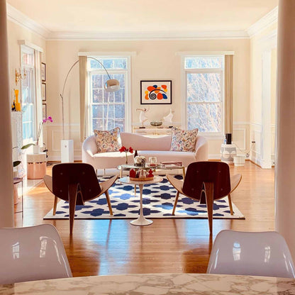 Tulip Beyaz Yan Sehpa